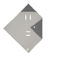 Little Pea_Laessig_LÄSSIG_Knitted Blanket for Baby Car Seat_Anthracite